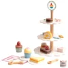 Alzatina per Dolci in Legno - 22 Pezzi - 22 x 31 cm - 3+ Anni