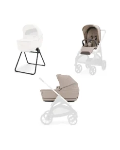 Aptica System Duo - Vicuna Beige - Seduta All Season + Culla Open Up