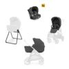 Aptica System Quattro - Marble Grey - Seduta All Season + Culla Open Up + Standup + Seggiolino Auto Darwin