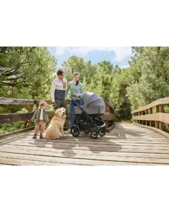 Aptica XT System Quattro - Canyon Grey - Seduta All Season + Culla Open Up + Standup + Seggiolino Auto Darwin Recline