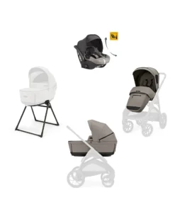 Aptica XT System Quattro - Tundra Beige - Seduta All Season + Culla Open Up + Standup + Seggiolino Auto Darwin Recline