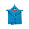 Asciugamano Baby con Cappuccio - Squalo - 100% cotone