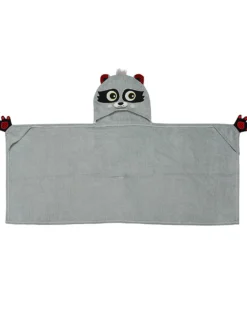 Asciugamano Bimbi con Cappuccio - Procione - 100% cotone