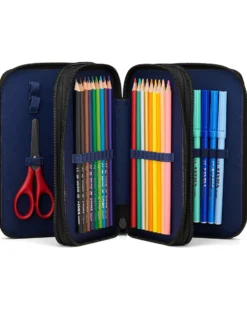 Astuccio Maxi Completo - 3 Zip e Tasca per Monete - Orsetto Inarrestabile