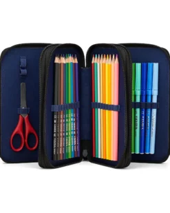 Astuccio Maxi Completo - 3 Zip e Tasca per Monete - Super ReflectBear