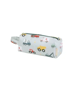 Astuccio per la Scuola con Chiusura a Zip - Veicoli - 20x8x7 cm