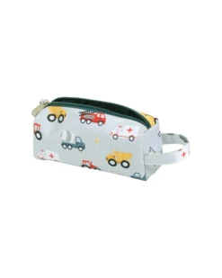 Astuccio per la Scuola con Chiusura a Zip - Veicoli - 20x8x7 cm