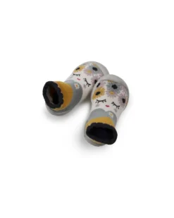 Babbucce con Suola Ergonomica - Flore - Cotone di Qualità per Durare a Lungo!