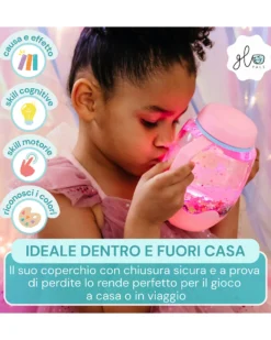 Barattolo per Gioco Sensoriale - Viola - Adatto da 18 Mesi