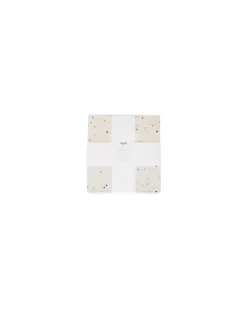 Baule Portagiochi Ripiegabile - Terrazzo Crema - 100% Poliestere Riciclato - 62x38x38cm