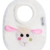 Bavaglino Baby, Lola l'Agnellino - 100% cotone
