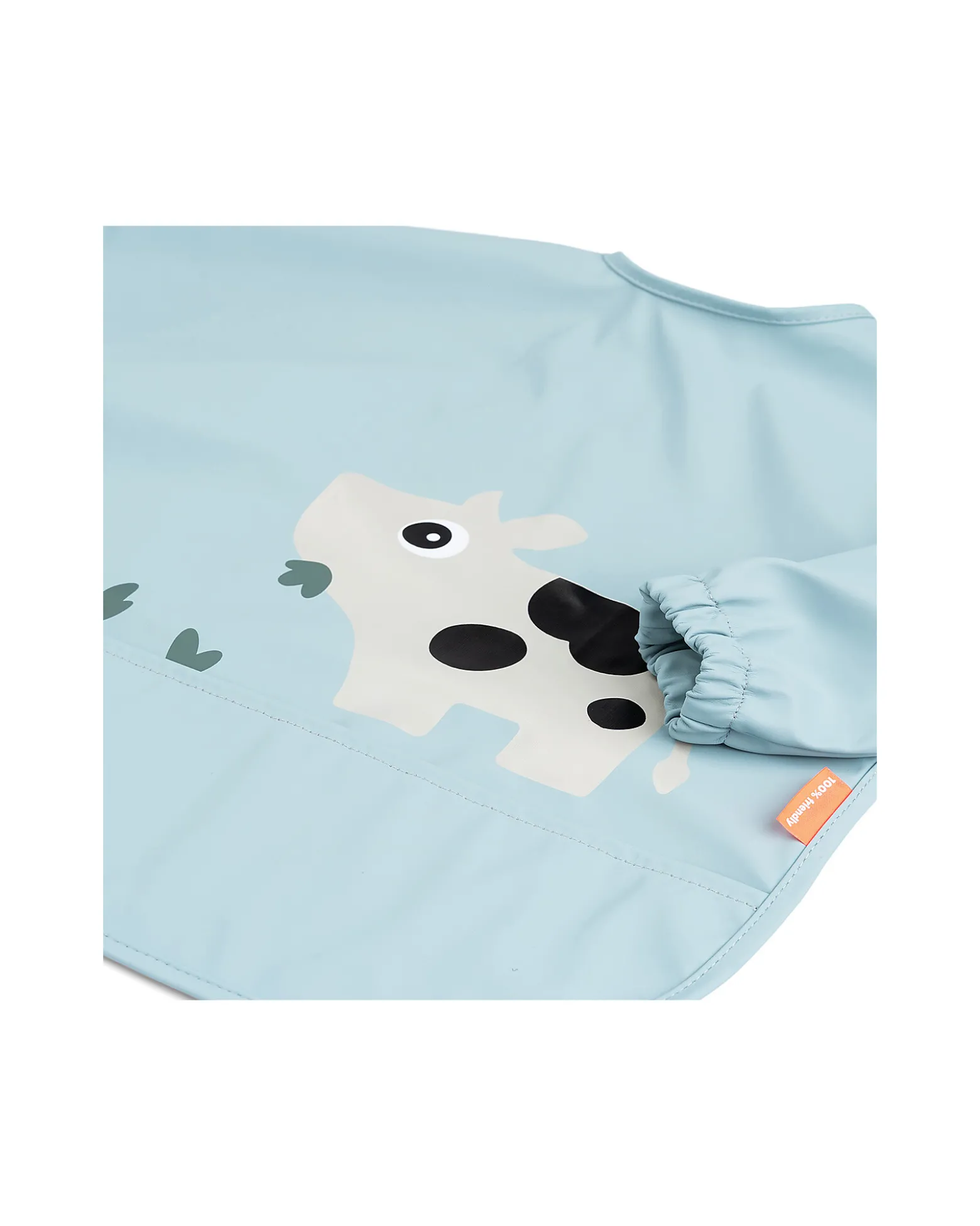 Bavaglio a Maniche Lunghe con Tasca - Tiny Farm - Blu - Impermeabile