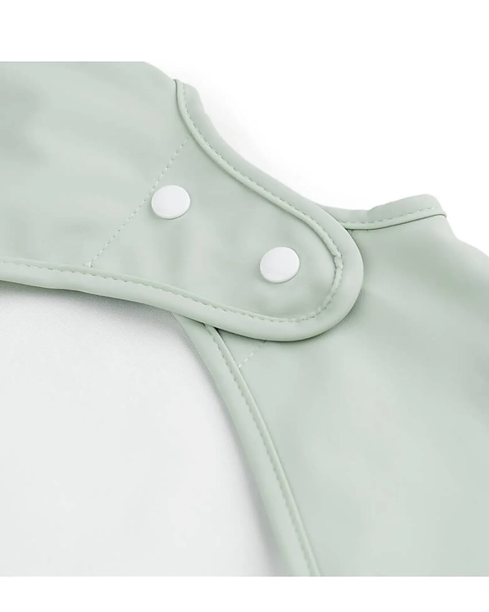 Bavaglio a Maniche Lunghe Impermeabile con Tasca - Croco - Verde - Certificato Oeko-Tex