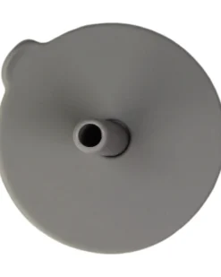 Bicchiere con Cannuccia - Grigio Olivastro - Silicone