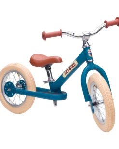 Bici Senza Pedali Vintage - Blu Opaco - dai 15 mesi!