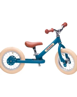 Bici Senza Pedali Vintage - Blu Opaco - dai 15 mesi!