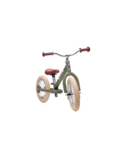 Bici Senza Pedali Vintage - Verde Opaco - dai 15 mesi!