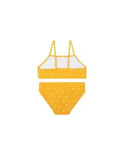 Bikini - Arancione con Cuori - Tessuto UPF50+