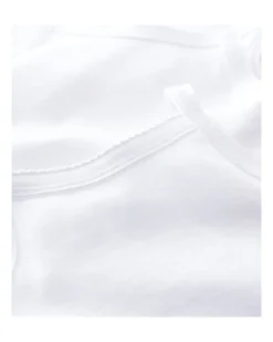 Body con Spalline, Pacco da 2 - Bianco - 100% Cotone