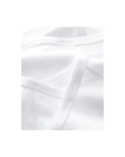 Body Kimono Manica Corta - Pacco da 2 - Bianco - 100% Cotone