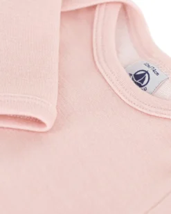 Body Manica Lunga - Rosa - 100% Cotone
