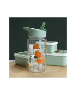 Borraccia con Cannuccia 450 ml - Amici della Foresta - Senza BPA!