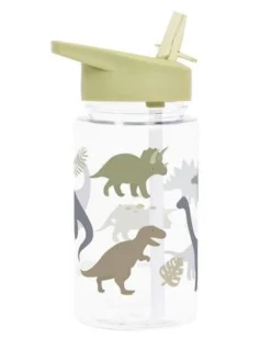 Borraccia con Cannuccia 450 ml - Dinosauri - Senza BPA!