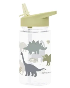 Borraccia con Cannuccia 450 ml - Dinosauri - Senza BPA!