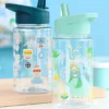 Borraccia con Cannuccia 450 ml - Giungla - Senza BPA!