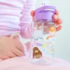 Borraccia con Cannuccia 450 ml - Principesse - Senza BPA!