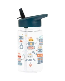 Borraccia con Cannuccia 450 ml - Robot - Senza BPA!