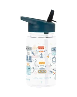 Borraccia con Cannuccia 450 ml - Robot - Senza BPA!