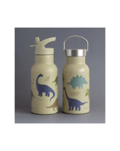 Borraccia Termica in Acciaio Inossidabile - 350 ml - Dinosauri
