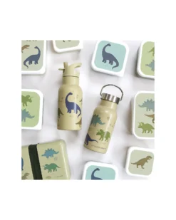Borraccia Termica in Acciaio Inossidabile - 350 ml - Dinosauri