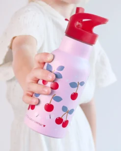 Borraccia Termica in Acciaio Inossidabile - 350 ml - Ciliegie