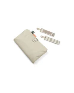 Borsa Cambio con Fasciatoio - Trapuntata - Sabbia - 24 L - Fatto con Bottiglie di Plastica Riciclata