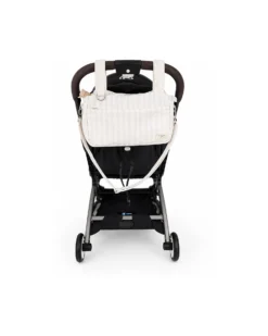 Borsa Organizer per Passeggino - Righe - Beige - Compatibile con tutti i modelli di passeggino