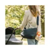 Borsa Passeggino Impermeabile - Nero - Ganci Inclusi