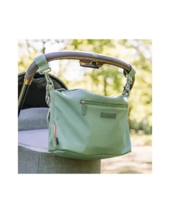 Borsa Passeggino Impermeabile - Verde - Ganci Inclusi