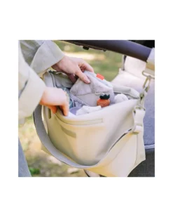 Borsa Passeggino Impermeabile - Sabbia - Ganci Inclusi