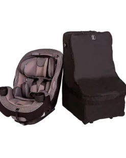 Borsa Viaggio con Ruote per Seggiolino Auto Wheelie - Nero