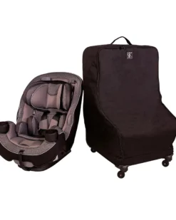 Borsa Viaggio con 4 Ruote per Seggiolino Auto Spinner Wheelie Deluxe - Nero
