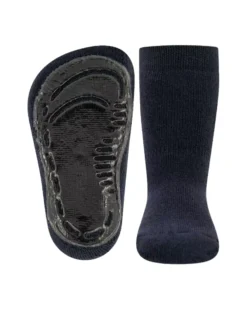 Calzini Antiscivolo SoftStep Uni - Blu Marino - Cotone Bio GOTS
