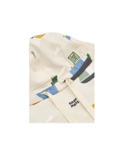 Cappellino Reversibile Estivo Gorm - Sailing - Sabbia - 100% Cotone Bio