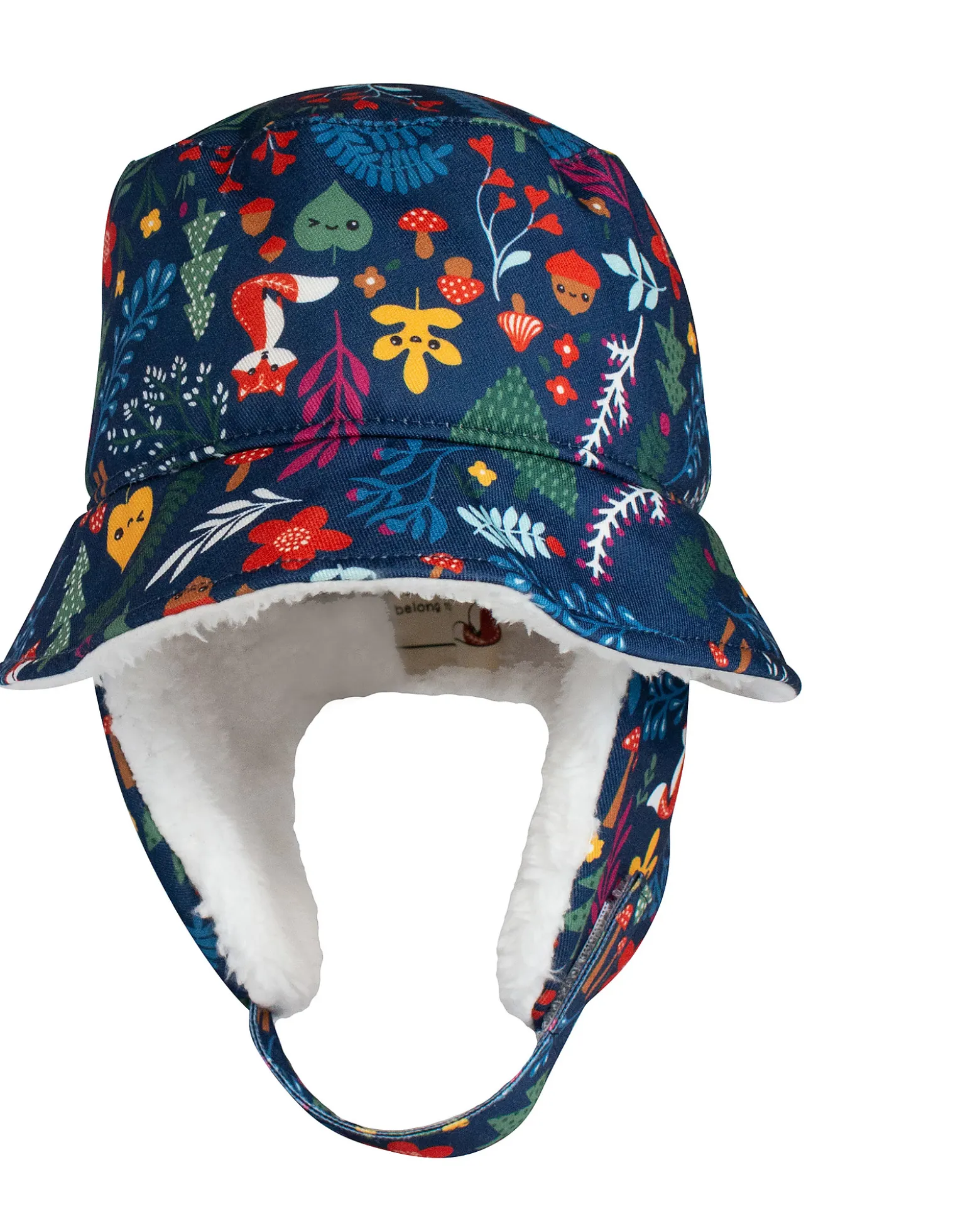 Cappello Invernale Bucket - Forest - Morbido Tessuto Sherpa