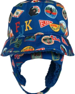 Cappello Invernale Bucket - Patches - Morbido Tessuto Sherpa