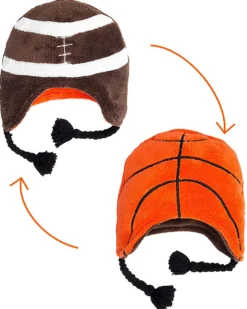Cappello Invernale Reversibile in Pile - Calcio+Baseball - Anti-UV SPF 50+