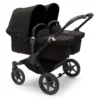 Carrozzina/Passeggino Donkey 5 Mono Completo - Nero - Si Converte in Gemellare in Soli 3 Click!