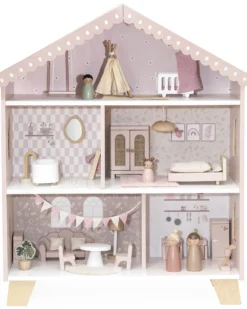 Casa delle Bambole - Rosa - In Legno