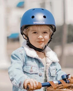 Casco Classico per Biciclette, Blu Navy - Per Bambini da 3 a 7 Anni!
